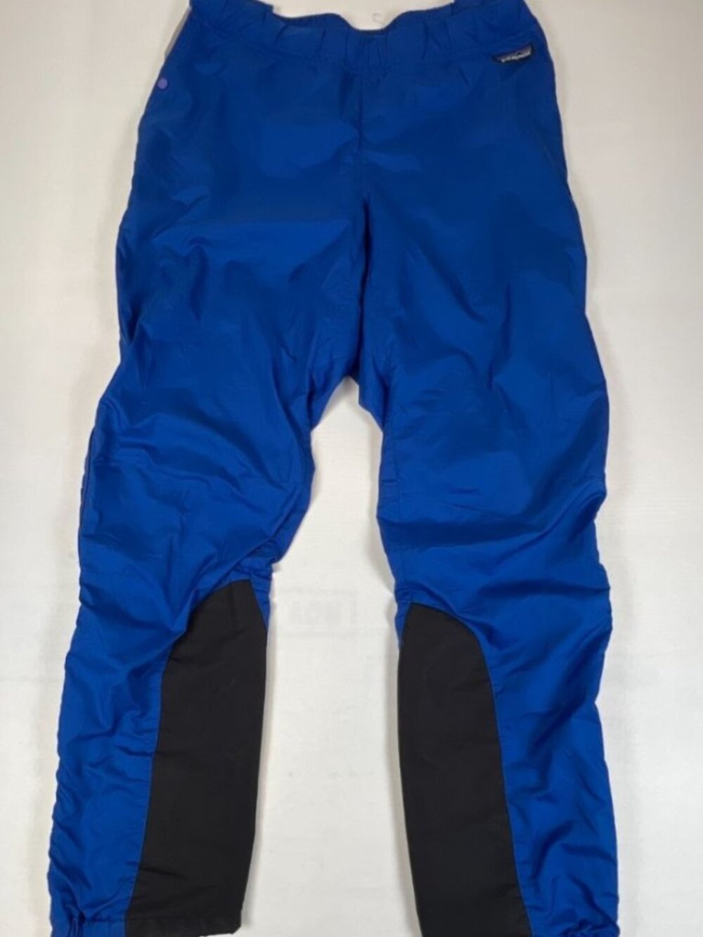 Patagonia Men L Blue Side-Zip Snow Pants Shell Outdoor Hiking Weatherproof